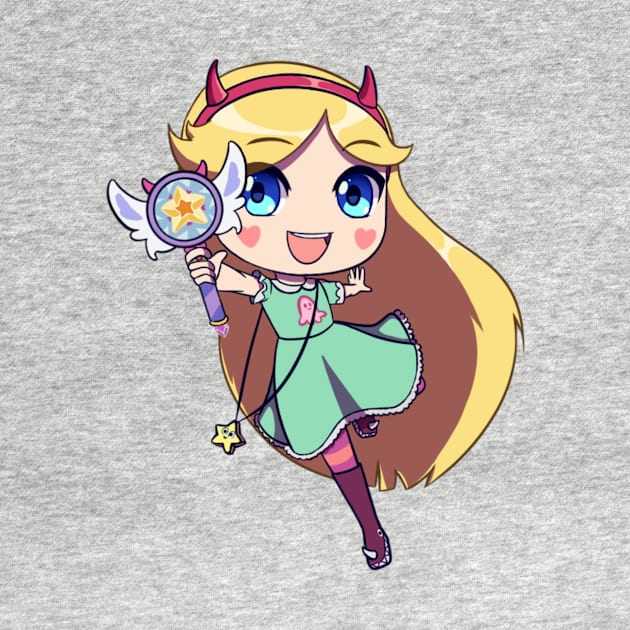 Chibi Star butterfly by RidicBird
